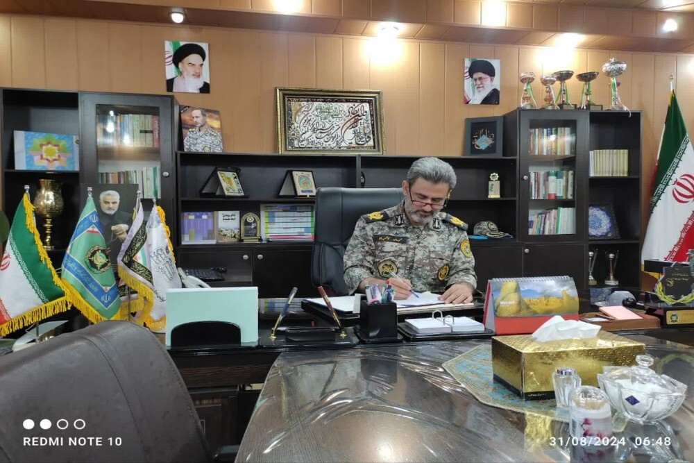 پیام فرمانده ارشد نظامی آجا در استان مرکزی به مناسبت آغاز هفته فراجا