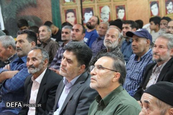 برگزاری یادواره شهدای روستای «ازناو» ملایر + تصاویر