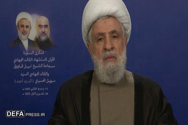 نعیم قاسم: آمریکا حامی تمام‌عیار تل آویو درباره طرح «اسرائیل بزرگ» است
