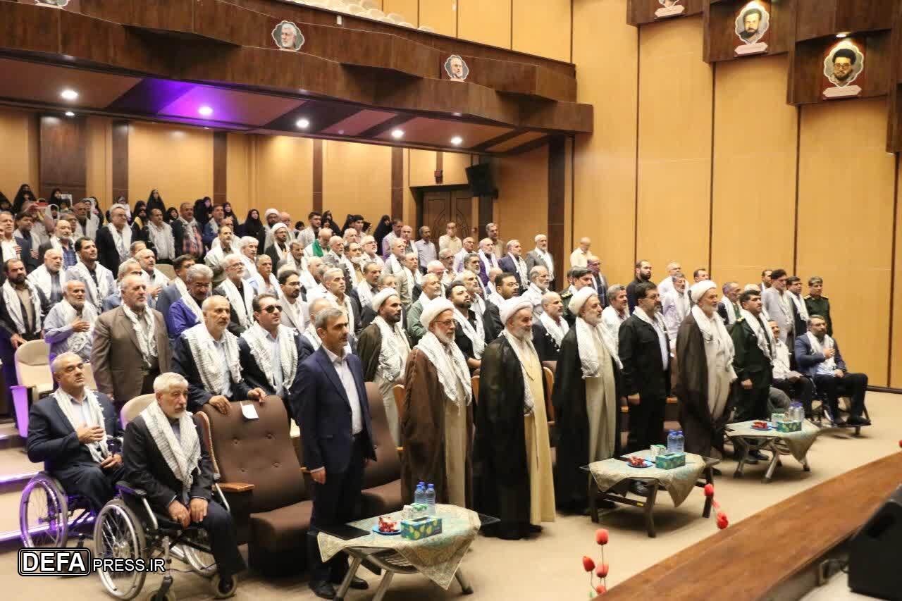 ششمین آیین تجلیل از پیشکسوتان جهاد و مقاومت استان قم