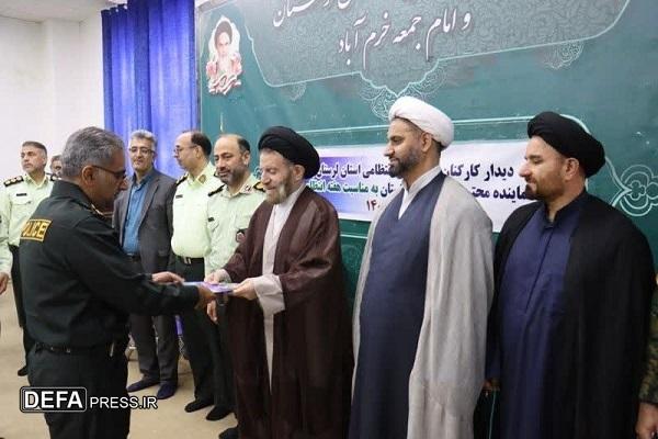 دیدار فرماندهی انتظامی لرستان با نماینده ولی فقیه در استان