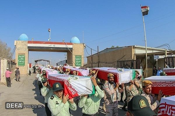 ورود پیکر‌های مطهر ۴۴ شهید تازه تفحص‌شده به کشور