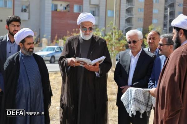 مراسم کلنگ‌زنی احداث استاد سرای حوزه علمیه خراسان شمالی برگزار شد+ تصاویر
