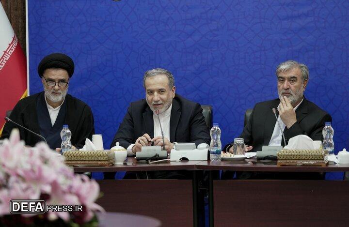 برگزاری نشست کمیسیون امنیت ملی و سیاست خارجی مجلس با عراقچی