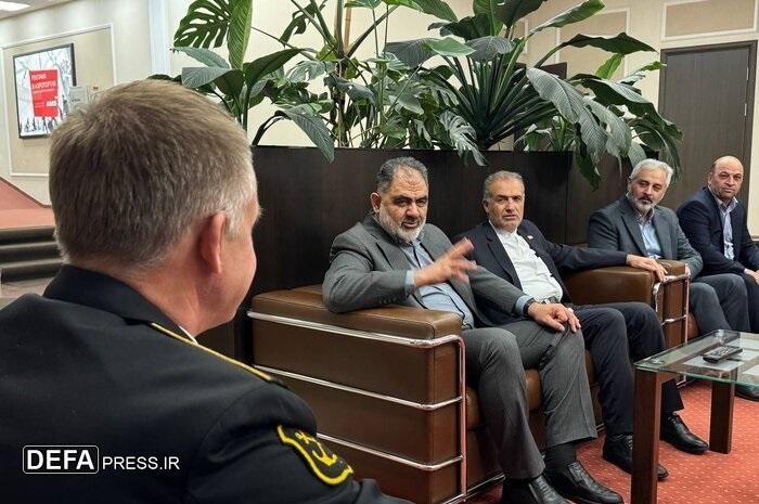 سفر فرمانده نیروی دریایی ارتش به روسیه برای شرکت در اجلاس خزری