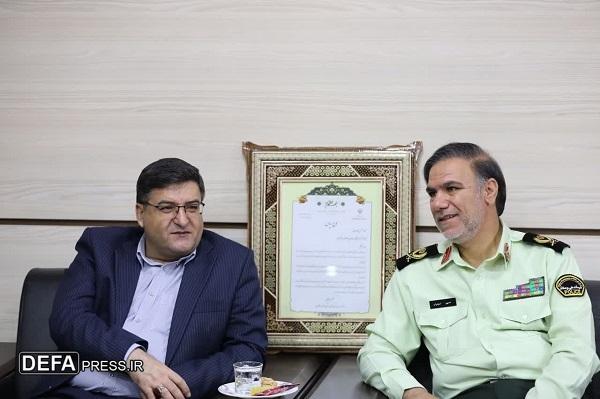 جعفر مردانی: فرماندهی نیروی انتظامی، ضامن امنیت و آرامش پایدار در استان است