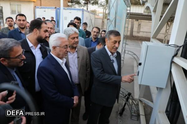 افتتاح نیروگاه‌های خورشیدی خراسان شمالی با حضور معاون اجرایی رئیس جمهور