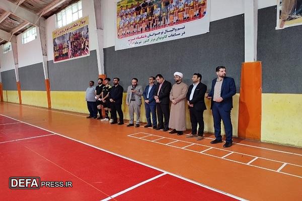 آغاز مسابقات فوتسال کارکنان جهادکشاورزی مازندران گرامی‌داشت شهدای سنگرسازان بی‌سنگر