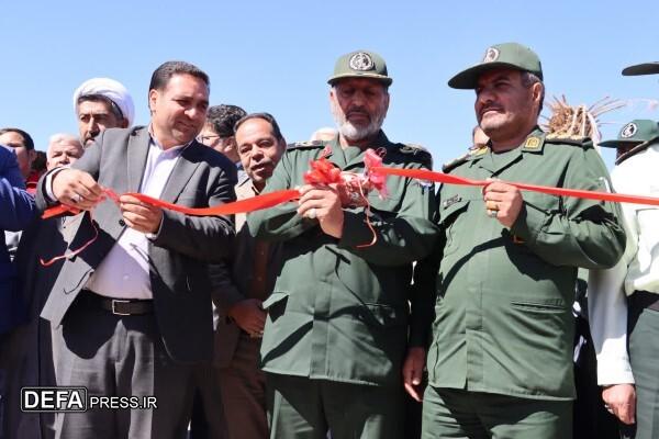 افتتاح یادمان شهید گمنام شهر شامکان+ تصاویر