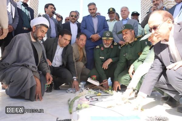 افتتاح یادمان شهید گمنام شهر شامکان+ تصاویر