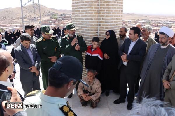 افتتاح یادمان شهید گمنام شهر شامکان+ تصاویر