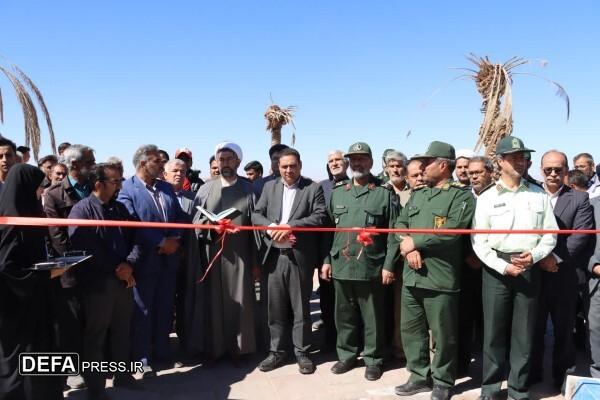 افتتاح یادمان شهید گمنام شهر شامکان+ تصاویر
