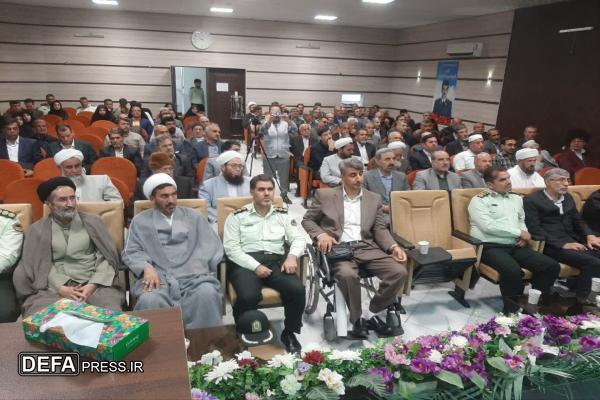 تجلیل از تلاشگران عرصه نظم و امنیت و مروجان آموزش همگانی خراسان‌شمالی+ تصاویر