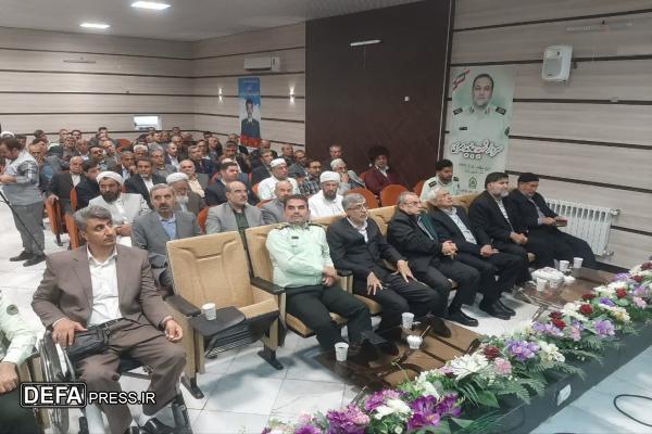 تجلیل از تلاشگران عرصه نظم و امنیت و مروجان آموزش همگانی خراسان‌شمالی+ تصاویر