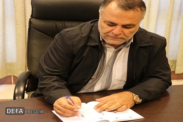 تقدیر از مدیر پیشین واحد ادبیات دفاع مقدس البرز / مسئول جدید معرفی شد