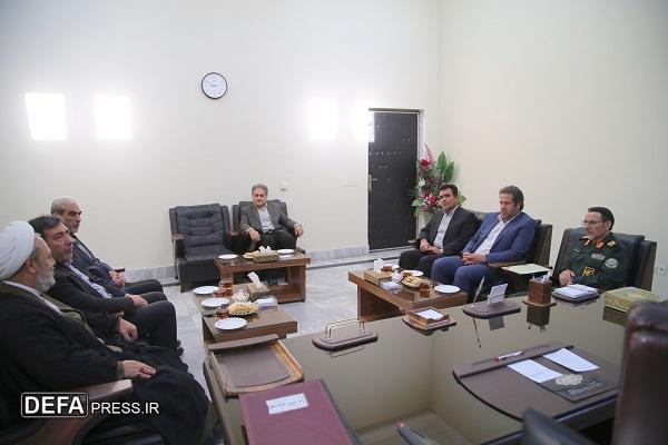 دیدار امام جمعه بخش نازلو با مدیرکل حفظ آثار دفاع مقدس و مقاومت آذربایجان غربی