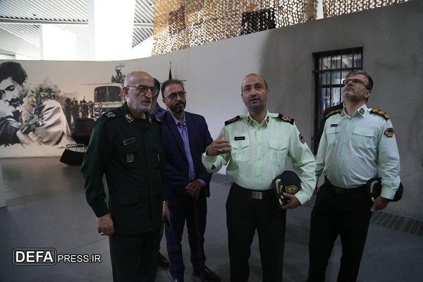 پرتره شهدای فراجا در موزه ملی انقلاب اسلامی و دفاع مقدس
