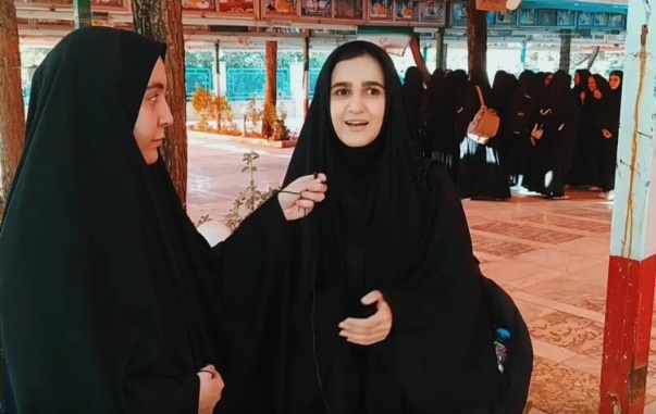 فیلم/ حس خوب دانش آموزان در بازدید از گلزار شهدای قم