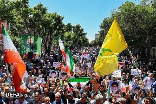 برگزاری راهپیمایی «جمعه‌های خشم» در حمایت از مردم فلسطین و غزه در گلستان