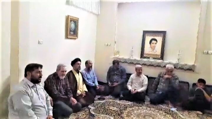 دیدار اهالی شهرک امام حسن مجتبی (ع) با خانواده شهید «محمد طاهری»