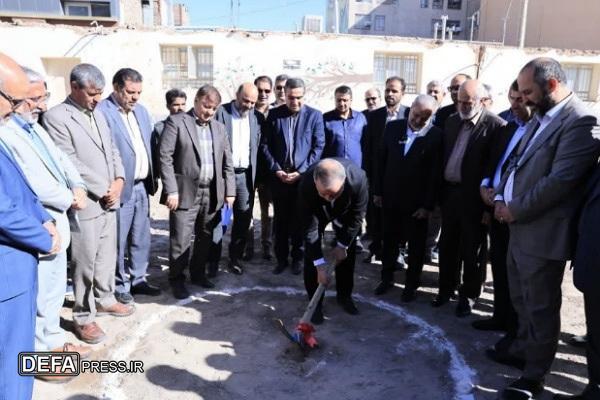 کلنگ احداث هنرستان جدید «حاج محمدکریم فضلی» در بیرجند به زمین زده شد