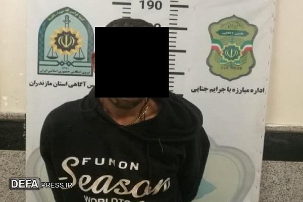 دستگیری پسر قاتل در ساری