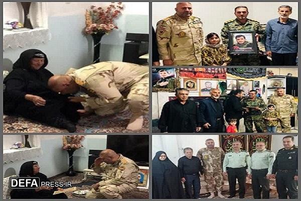 تکریم خانواده‌های معظم شهدا همزمان با هفته فراجا در لرستان
