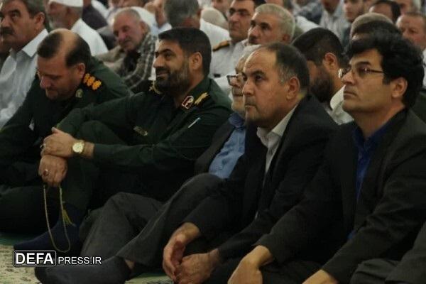 مراسم وداع با پیکر شهید «غلامرضا جمشیدی» در خرم‌آباد+ عکس