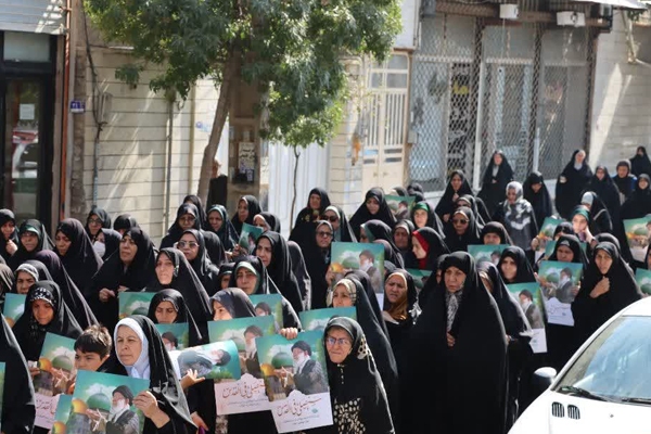 راهپیمایی مردم ماهدشت در دومین سالگرد حماسه طوفان‌الاقصی