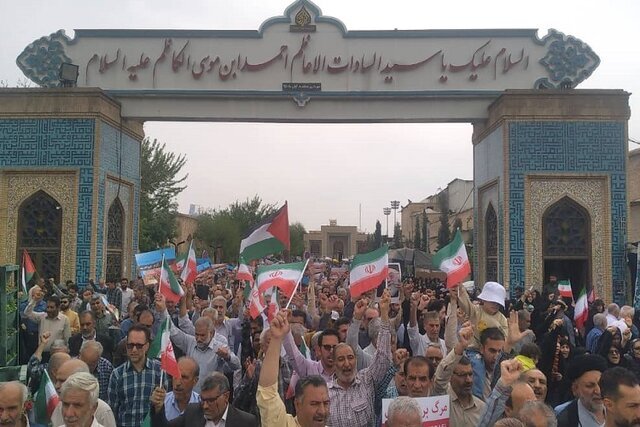 راهپیمایی «بشارت نصر» در ۷۵ نقطه فارس برگزار شد