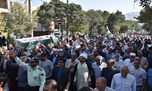 پیکر مطهر شهید  «غلامرضا جمشیدی پور » در خرم آباد تشییع شد