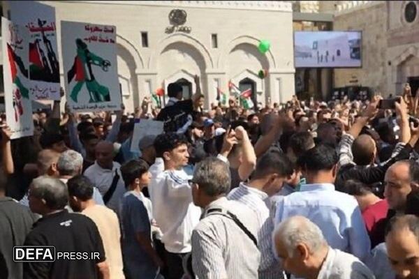 مردم اردن در حمایت از مقاومت فلسطین تظاهرات کردند