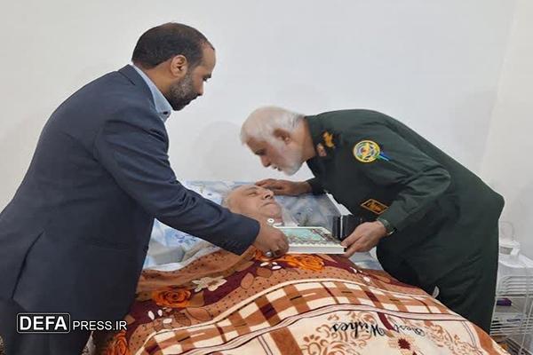 ساخت تندیس جانباز شهید فتح‌الله بناری در اهواز