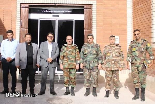دیدار سرپرست اداره‌کل ورزش و جوانان کرمان با فرمانده آماد و پشتیبانی نزاجا +تصاویر