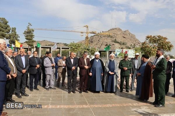 آغاز عملیات اجرایی احداث یادمان شهید گمنام موزه دفاع مقدس و مقاومت خراسان رضوی+ تصاویر