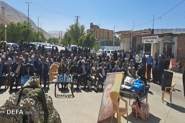برگزاری آئین رونمایی از سردیس سرتیپ دوم اسکندر بیرانوند + تصاویر