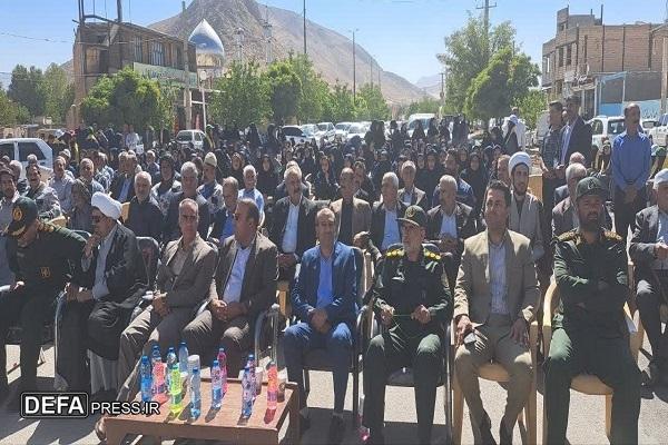 برگزاری آئین رونمایی از سردیس سرتیپ دوم اسکندر بیرانوند + تصاویر