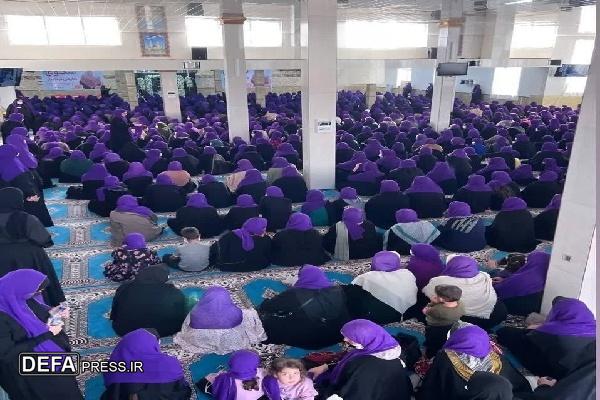 در اعتراض به فستیوال هنجارشکنانه سلیمانیه عراق گردهمایی بانوان محجبه در بانه برگزار شد