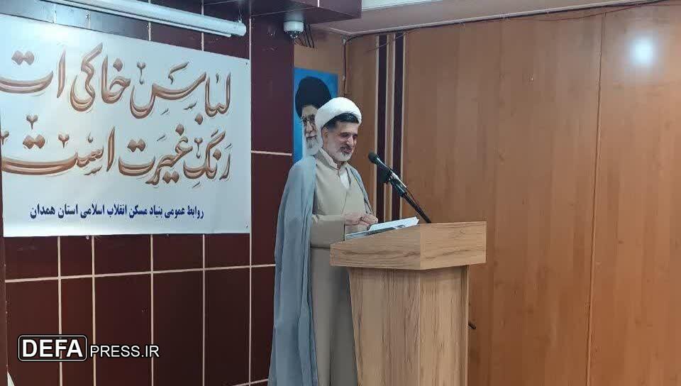 تجلیل از سربازان وظیفه بنیاد مسکن استان همدان
