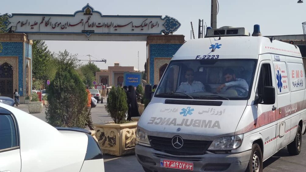 آتش‌سوزی در باب شهید دستغیب در حرم شاه‌چراغ(ع) مهار شد