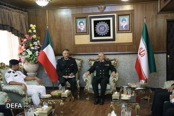 دیدار فرمانده مرزبانی با معاون گاردساحلی کویت