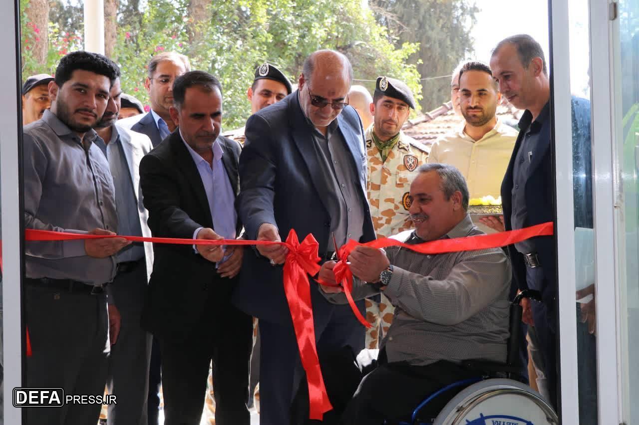 افتتاح بخش فیزیوتراپی مرکز  درمانی جانبازان سلمان در فارس