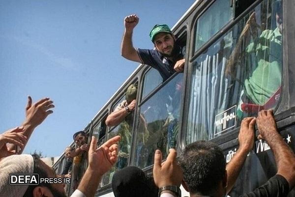 استقبال باشکوه از اسرای آزاده فلسطینی در رام‌الله