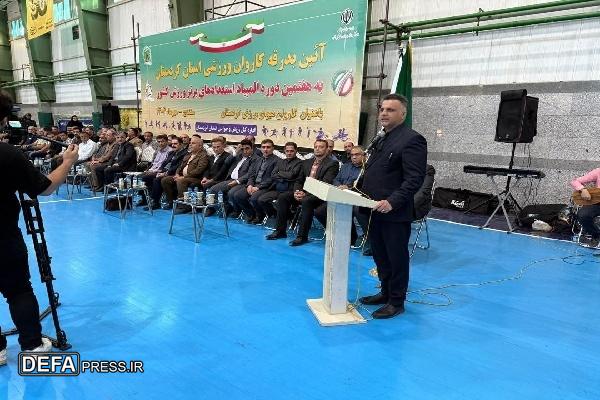 آیین بدرقه ورزشکاران کردستان در هفتمین دوره المپیاد استعداد‌های برتر کشور برگزار شد
