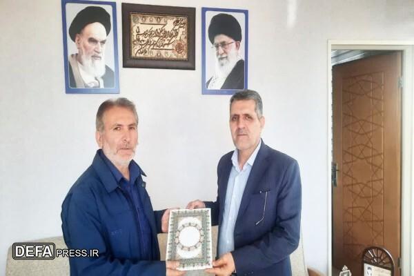 تقدیر سرهنگ پاسدار امیری مقدم از همکاری مجموعه استانداری در اجرای برنامه‌های هفته دفاع مقدس