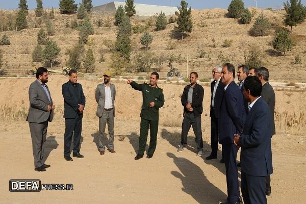 جلسه بررسی زمین پیشنهادی احداث معراج شهدا در مرکز خراسان شمالی برگزار شد