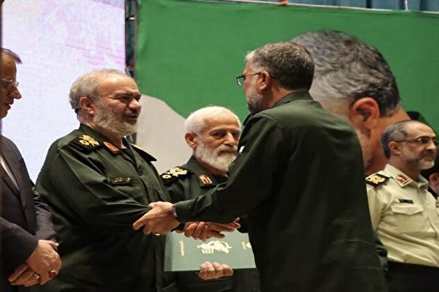 تصاویر/ تکریم و معارفه فرمانده جدید سپاه نینوا استان گلستان