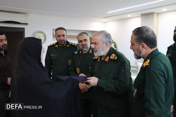 دیدار جانشین فرمانده کل سپاه با خانواده شهیدتازه تفحص‌شده استان گلستان