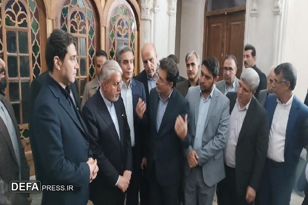 وزیر میراث‌فرهنگی از بنای تاریخی عمارت خسروآباد سنندج بازدید کرد