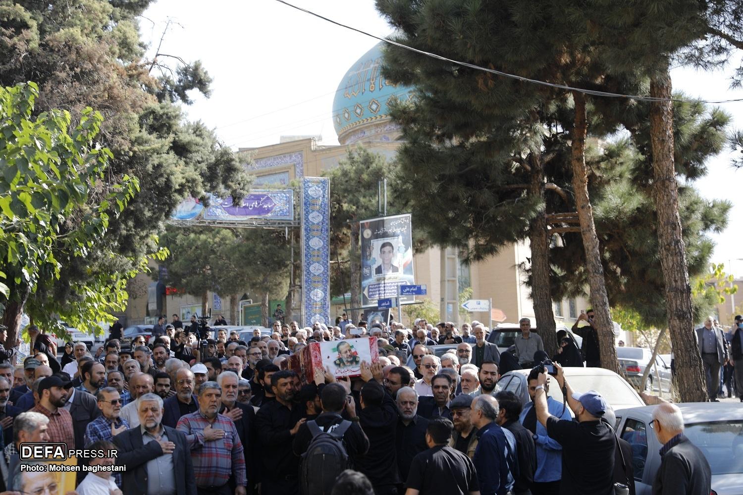 مراسم تشییع پیکر سردار افشار برگزار شد